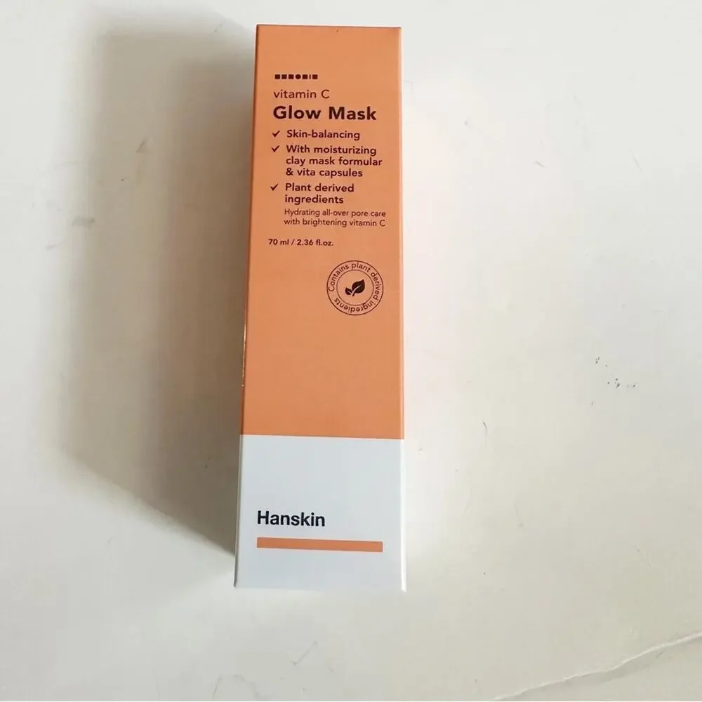 Hanskin Vitamin C Glow Mask Fabfitfun FFF NIB Sensitive Skincare 2.36 oz Skin